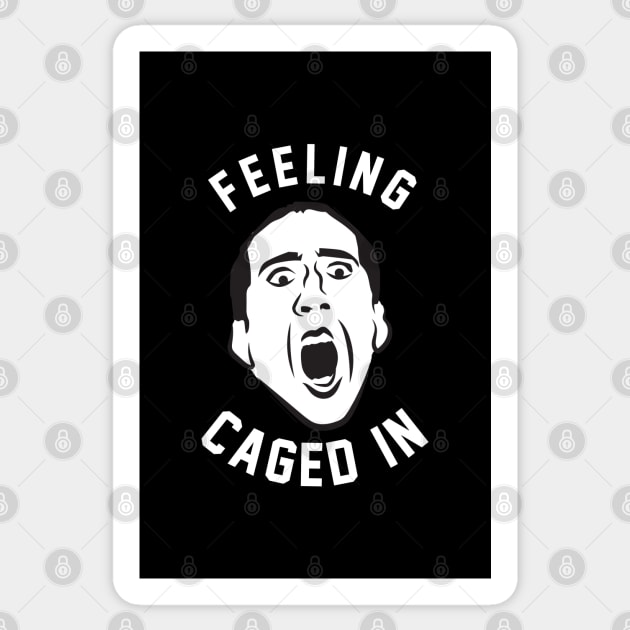 Feeling Caged In Sticker by BodinStreet